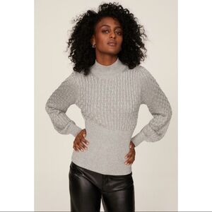 NICHOLAS Mockneck Renata Pullover Sweater